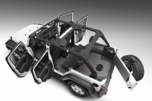 Jeep Wrangler JKU Truck Bed Liner - Front + Rear - Husky Liners - Guardian Impact - `11-`17
